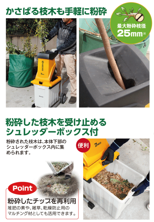 京セラ ガーデンシュレッダー GS-2010 GS-2010 | ガーデンシュレッダー（粉砕機） | 家庭向け商品