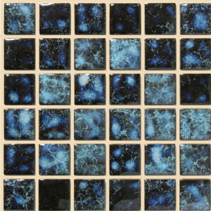 DIYタイル公式【スターダスト 12枚 ふつうのシール】 タイルシート DIY リフォーム 貼るだけ 簡単 リメイク キッチン 水回り 玄関 耐熱 耐水 DIYタイル 日本製  モザイクタイル 美濃焼 タイ