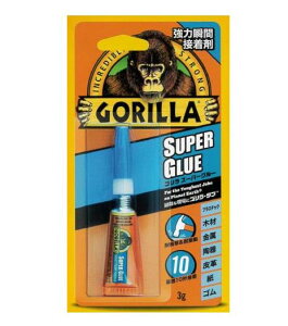 �S�����X�[�p�[�O���[�@3g�@1771�@�����H�Ɛ��K�A���i�@GORILLA SUPER GLUE ���͏u�Ԑڒ���