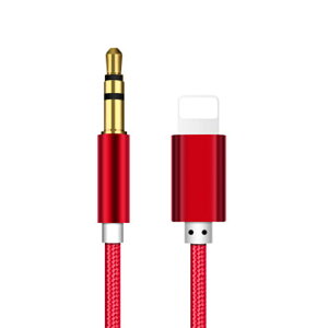 iPhone AUX P[u X}z fɂ 3.5mm XeI ~jvO iPad iPod I[fBI 1.0m bL[q iCbV OXs[J[ yĐ p\R iPhoneX/Xs/XsMax/XR/8/8Plus/7/7sPlus/6/