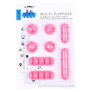 ケーブルホルダー かわいい 8個セット ケーブルクリップ ケーブル収納 クリップ コードホルダー コードクリップ 充電ケーブル スマホ車載ホルダー USBケーブル hdmiケーブル ドロップ ケーブ