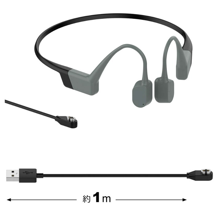 楽天市場】Shokz 充電ケーブル USB磁器充電ケーブル 磁器充電器 
