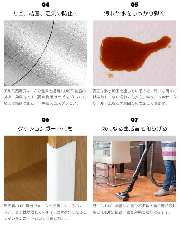 楽天市場 断熱 壁紙 アルミ 壁紙シール のり付き エコ 壁紙シール クッション壁紙 アルミシート 保冷保温効果 結露防止 カビ防止 ブリック リフォーム 吸音 子供部屋 リビング 浴室 キッチン 保育園 壁補修 壁紙クッションシート Diyリフォームショップ ケイララ