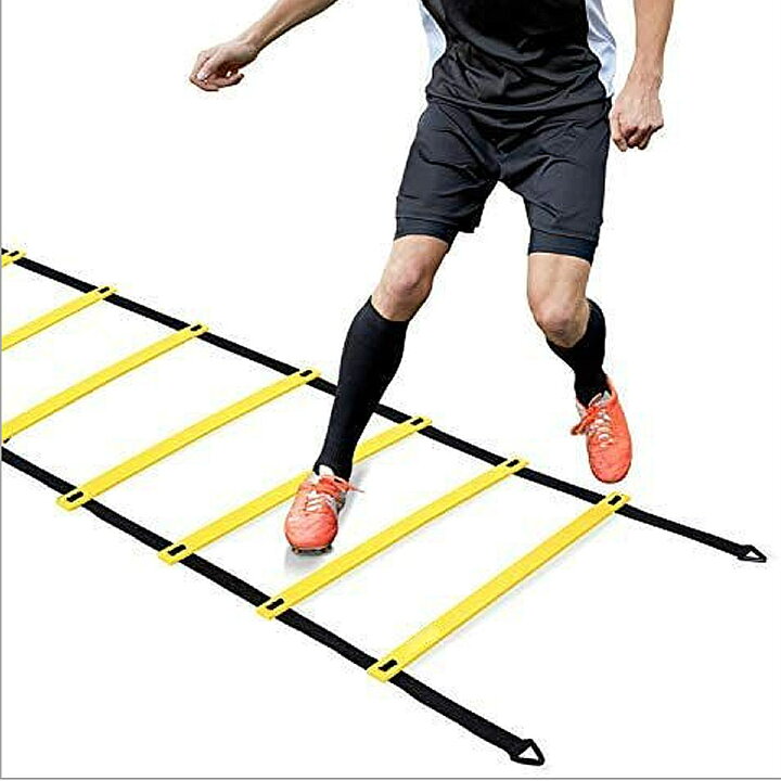 楽天市場 ラダー トレーニング 6m プレート12枚 トレーニングラダー サッカー フットサル バスケット 野球 テニス ラダートレーニング フットワーク ステップワーク ラダー 子供 大人 スピードラダー トレーニング用品 フィットネス アジャイルラダー 収納袋付き Diy