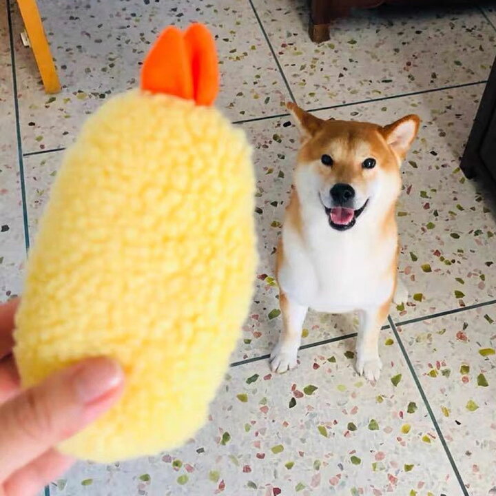 楽天市場 メール便送料無料 犬 おもちゃ 音が鳴る えび天 海老天 えび天ぷら 犬用噛むおもちゃ ぬいぐるみ 犬用おもちゃ ペットおもちゃ 犬 おもちゃ 音 犬用品 ペット用品 ペットトイ 小型犬 中型犬 大型犬 犬猫兼用 噛むおもちゃ ドッグトイ 甘噛み 噛む運動 Y4