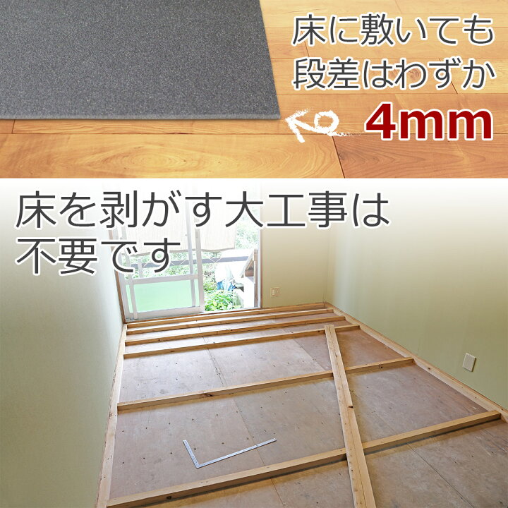 楽天市場 防音 断熱 下地材 床デコシート現状復旧用 切り売り 床材 断熱シート 断熱マット 断熱材 断熱ボード フローリング 厚手 保湿 パネル シート マット グラスウール スタイロフォーム 断熱材の種類 車 車用 底冷え 対策 クッションフロア フロアタイル 寒い