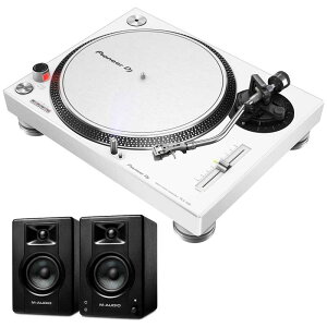 �����z�B Pioneer DJ PLX-500-W + BX3�X�s�[�J�[ SET DJ�@�� �^�[���e�[�u��