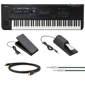YAMAHA MONTAGE M7 鍵盤堂プレミアム・セット【オヤイデ製NEOラインケーブル&Class A USBケーブル付】 Expanded Softsynth Plugin (ESP) v2.0ダウンロードコード付 ヤマハ モンタージュ ※配送事項要ご確認【kbd