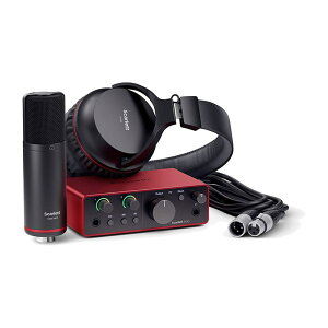 Focusrite Scarlett Solo Studio gen4(RfT[}CN/wbhtH/}CNP[utEX^WIpbN)(2in2outEUSB-C I[fBIC^[tFCX)(tH[JXCg)(XJ[bg)(4th Gen) DTM I