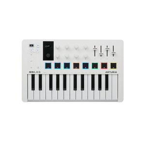 zB Arturia MINILAB 3 WH yNKSΉiEKomplete 15 Select񋟁z(25EUSBEMIDIL[{[h)(A[gA) DTM MIDI֘A@