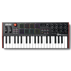 あす楽 AKAI MPK mini plus 【37鍵USB-MIDIキーボード・コントローラー】 DTM MIDI関連機器