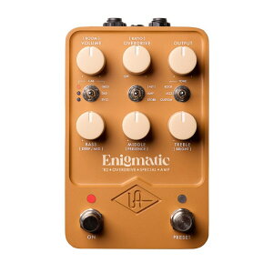 �����z�B Universal Audio �y���ʉ��i�v�����[�V�����zUAFX Enigmatic '82 Overdrive Amp �M�^�[�A���v�E�x�[�X�A���v �A���v�V�~�����[�^�[