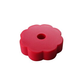 stokyo Plastic 45RPM Flower-Power Adapters Red (1袋2個入り) (ドーナツ盤 EPアダプター) DJ機器 DJアクセサリー