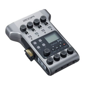 ZOOM PodTrak P4(4-Track Podcast Recorder) R[fBO R[_[EvC[