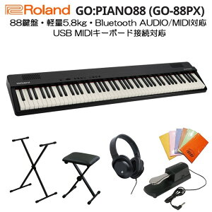 Roland [h GO:PIANO88 (GO-88PX) X^[gZbgA fW^sAm dqsAm y 88 Z~EFCebh USB MIDIL[{[h BluetoothΉ Piano AppΉ Gg[L[{[h Entry Keyboardi