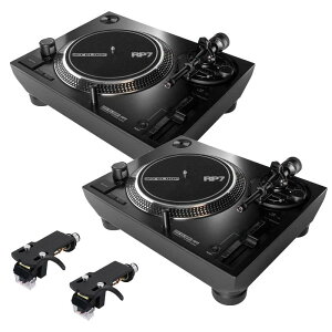 �����z�B reloop RP-7 + 100SOUNDS RC-DJ100 �^�[���e�[�u�� TWIN SET (�����[�v) DJ�@�� �^�[���e�[�u��