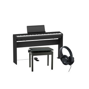 Roland FP-30X-BK + 専用スタンド + 純正ダンパーペダルセット + 高低自在イスセット【ヘッドホン・お手入れクロス付】【沖縄・離島送料別途見積】(電子ピアノ) 電子ピアノ・その他鍵盤楽器 電