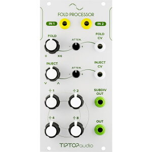 tiptop audio Fold Processor【お取り寄せ商品】 シンセサイザー・電子楽器 シンセサイザー