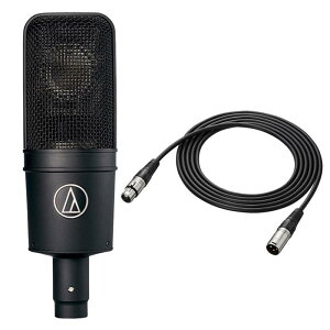 翌日配達 audio-technica 【クリエイター応援セット】AT4040+BX3/3.0 BK XLRキャノンマイクケーブルセット(オーディオテクニカ)(コンデンサーマイク)(単一指向性・カーディオイド) レコーディング マ