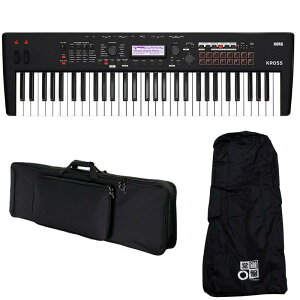 KORG KROSS2 61 MBiSuper Matte Blackj+wėp\tgP[XZbg CJo[t VZTCU[Edqy VZTCU[