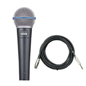 SHURE BETA 58A-J�y�}�C�N�P�[�u���Z�b�g(XLR���X-TS�t�H��)5.0m�z(BETA58A)(�������K�i2�N�ۏ�)(�V���A)(�_�C�i�~�b�N�}�C�N) ���R�[�f�B���O �}�C�N