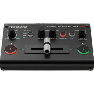 Roland V-02HD MK II�@�y�R���p�N�g�T�C�Y�@�X�g���[�~���O�r�f�I�X�C�b�`���[�z �z�M�@��E���C�u�@�� �z�M�E�f���֘A�@��