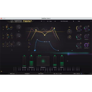 FabFilter Twin 3 �y1�V���A���̂ݒ������z(����s��)(�I�����C���[�i) DTM �\�t�g�E�F�A����
