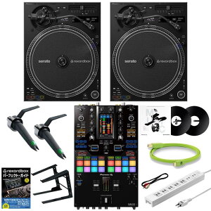 Pioneer DJ PLX-CRSS12 + DJM-S11 �X�N���b�`DJ�K���i10�_�Z�b�g DJ�@�� �^�[���e�[�u��