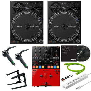 Pioneer DJ PLX-CRSS12 + DJM-S5 �X�N���b�`DJ�K���i10�_�Z�b�g DJ�@�� �^�[���e�[�u��