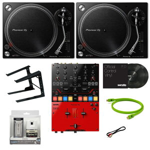 Pioneer DJ PLX-500-K + DJM-S5 �X�N���b�`DJ���S��10�_�Z�b�g �y�����_�E�����[�h��Serato DJ Pro �Ή��z DJ�@�� �^�[���e�[�u��