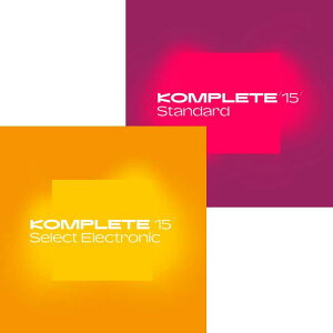 Native Instruments Komplete 15 Select Electronic + Komplete 15 Standard UPG for KSelect (IC[i)(Rv[g)yʌZbgz DTM vOC\tg