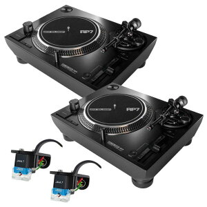 �����z�B reloop RP-7 + JICO OMNIA J44A 7 DJ IMP SD �^�[���e�[�u�� TWIN SET (�����[�v) DJ�@�� �^�[���e�[�u��