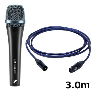 �����z�B SENNHEISER �y�����i�݌Ɂze945 �yPASSGO BLUE�}�C�N�P�[�u���Z�b�g(XLR-XLR)3.0m�z(�_�C�i�~�b�N�}�C�N)(���P��w�����E�X�[�p�[�J�[�f�B�I�C�h)(�������K�i2�N�ۏ�)(�[���n�C�U�[ e 945) ���R