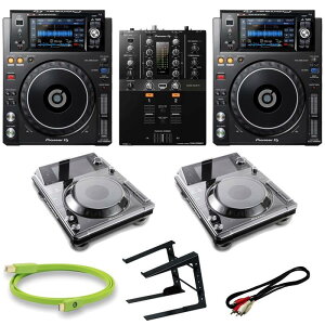 Pioneer DJ XDJ-1000MK2 + DJM-250MK2 NuX^C8_SET y{̕یJo[ & iUSBP[utz(pCIjAfB[WF[) DJ@ DJvC[