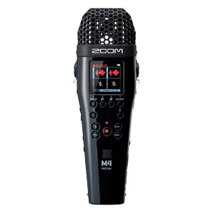 ZOOM MicTrak M4(XY�X�e���I�}�C�N�����E2chXLR���͓��ځE�n���h�w���h�^4�g���b�N���R�[�_�[)(�n���f�B���R�[�_�[)(�Y�[��) ���R�[�f�B���O ���R�[�_�[�E�v���C���[