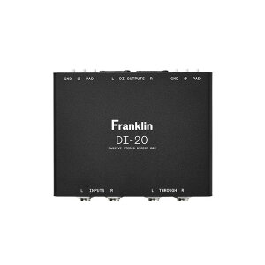 Franklin Audio DI-20 Stereo Passive DI (�t�����N�����I�[�f�B�I)(�X�e���I)(DI)(�p�b�V�u)(�g�����X����) ���R�[�f�B���O �A�E�g�{�[�h