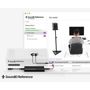 Sonarworks SoundID Reference Virtual Monitoring PRO with Binaural Measurement Microphone DTM ���̑��\�t�g�E�F�A�i���ꑪ��E�␳���j