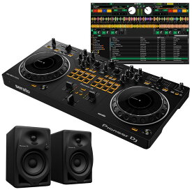 あす楽 Pioneer DJ DDJ-REV1 + DM-40D スピーカーセット 【無償ダウンロード版Serato DJ Lite対応】 DJ機器 DJコントローラー