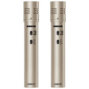 SHURE y񂹏iE[1.5zKSM137/SL Stereo (VA[)(RfT[}CN)(Pw) R[fBO }CN