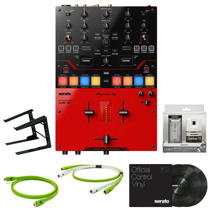 楽天市場】翌日配達 Pioneer DJ DJM-S5 【Serato Control Vinyl付属 