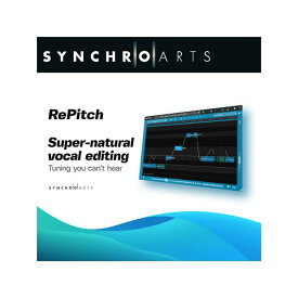 SynchroArts RePitch(オンライン納品専用) ※代金引換はご利用頂けません。 DTM プラグインソフト