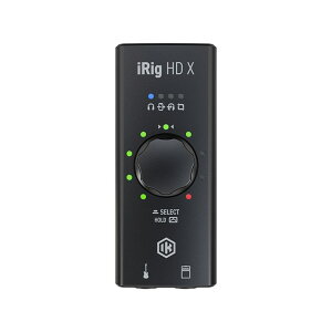 IK Multimedia iRig HD X(���o�C���E�M�^�[����USB-C�I�[�f�B�I�C���^�[�t�F�C�X)(�A�C�P�[�}���`���f�B�A)(�A�C���O)(DTM) DTM �X�}�z�E�^�u���b�g�֘A�f�o�C�X