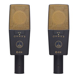 AKG C414XLII/ST 【ステレオペア】【国内正規3ヵ年保証】（お取り寄せ商品・納期別途ご案内） レコーディング マイク