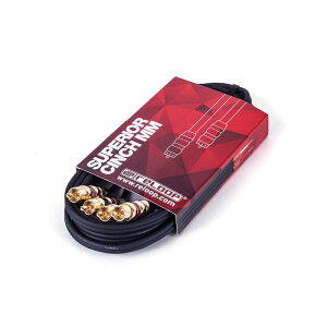 reloop �y�t���Z�[���zSuperior RCA MM 3.0 (RCA-RCA�P�[�u�� 3m �����i)(�����[�v) DJ�@�� DJ�A�N�Z�T���[