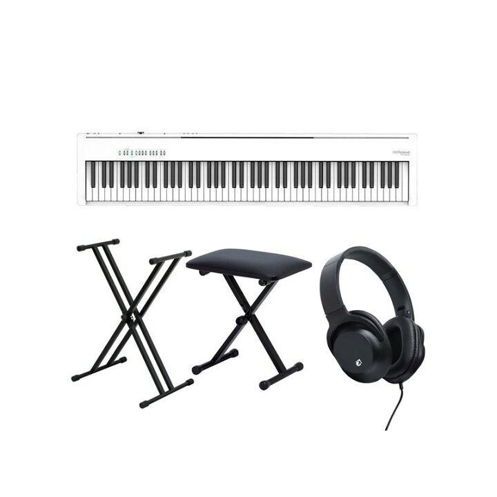 楽天市場】Roland FP-30X-WH + X型スタンド+X型イスセット【ヘッドホン 