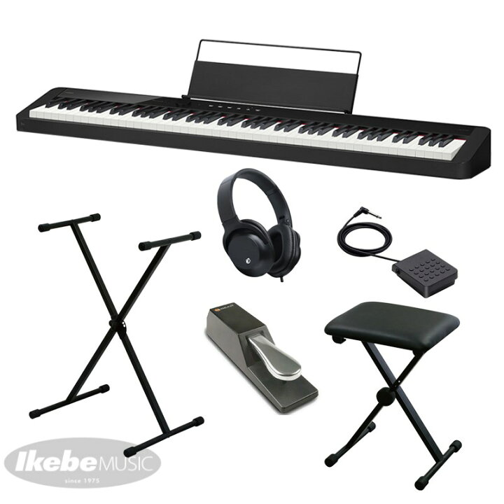 楽天市場】CASIO カシオ Privia PX-S1100BK+X型スタンド+X型イス+  