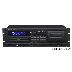 TASCAM CD-A580 v2 (�Ɩ��p�J�Z�b�g���R�[�_�[/CD�v���[���[/USB�������[���R�[�_�[)(�^�X�J��) ���R�[�f�B���O ���R�[�_�[�E�v���C���[