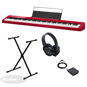 CASIO カシオ Privia PX-S1100RD+X型スタンドセット【代引不可】【沖縄・離島送料別途見積】(電子ピアノ) 電子ピアノ・その他鍵盤楽器 電子ピアノ
