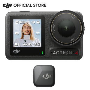 DJI Osmo Action 4+DJI Mic MinigX~b^[iCtBjeBubNj ANVJ EFAuJ CX}CN iI[fBI DJI OsmoAudioڐڑ