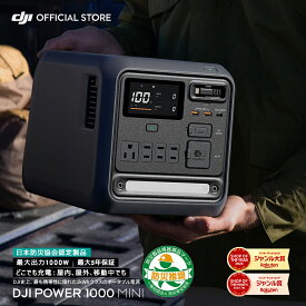 ポータブル電源 新製品 DJI Power 1000 Mini ポータブル バッテリー コンパクト 蓄電池 家庭用 非常用電源 発電機 車中泊 防災 Power1000Mini